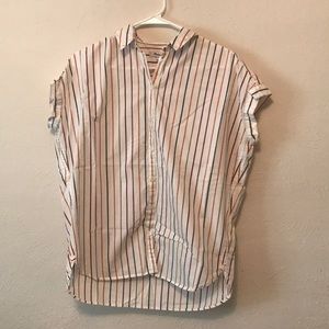 Madewell Striped Central Shirt Size XS